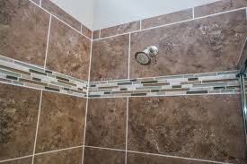50 plus modern washroom niche design / toilet niche. Glass Listello Border On 12x24 Inch Wall Tile Oliviabrook Townhomes In Oak Brook Terrace Tile Bathroom Wall Tiles Door Handles