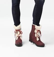 Women S Joan Of Arctic Wedge Ii Shearling Boot In 2020 Shearling Boots Joan Of Arctic Wedge Boots