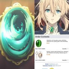 Submissions must be related to violet evergarden. Cosplaying On A Budget Found A Setting And Green Cabochon That Are