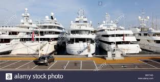 Luxury Super Yachts Moored In Port Vauban Antibes France Stock Photo Antibes Super Yachts Antibes France