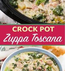 Crock Pot Zuppa Toscana Sausage Potato Soup Is Rich And Very Flavorful With Sausage Potatoe Crockpot Soup Recipes Soup Recipes Slow Cooker Zuppa Toscana Soup