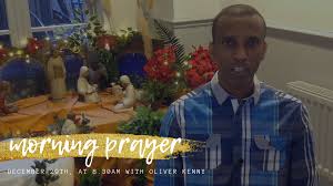 Take a moment to listen to the still small voice of god within the bustle of the day which has begun. Morning Prayer Tuesday December 29th