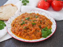 An array of toasted spices, vegetables, and fruits complement this beautiful couscous. Zaalouk Moroccan Eggplant Salad Caroline S Cooking