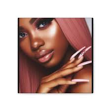 Impresión artística en lienzo elegante, decoración de pared, estética del  hogar, póster de moda, decoración moderna, regalo para ella, arte para la  ...