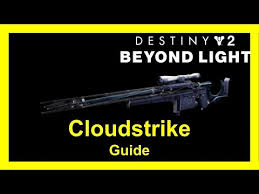 How to get cloudstrike destiny 2. Video Destiny 2 D A R C I New Exotic Sniper Rifle Gameplay
