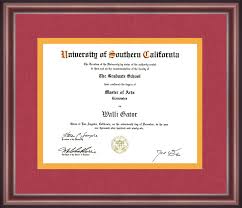 University Of Southern California Diploma Frame Talking Walls University Of Southern California Diploma Frame Southern California