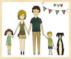 Custom Family Portrait Bespoke Family Portrait Personalized Family Illustration Family Gift Cartoon F Family Illustration Illustration Family Caricature Family