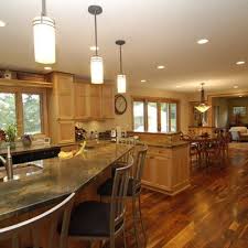 Dark Walnut Floors With Light Oak Cabinets Google Search Honey Oak Cabinets Maple Cabinets Oak Cabinets