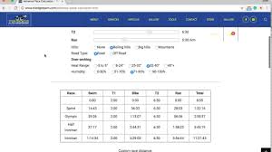 advanced triathlon race pace calculator free to use tool for triathletes tutorial video