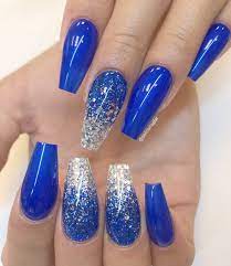 Nail salons near me in atmore name: Home Blend Of Bites Blue Nail Designs Blue And Silver Nails Blue Glitter Nails