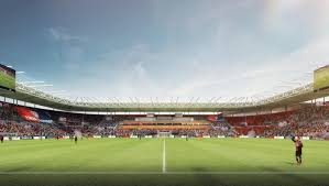The sardinians had their initial guide plan to reconstruct the stadio sant'elia approved in november 2019, after agreeing to remove all commercial activities from the site. Sant Elia Cagliari Calcio Football Stadium One Works