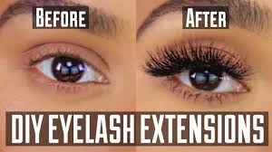 Diy Permanent At Home Eyelash Extension Application Youtube Diy Eyelash Extensions Eyelash Extensions Permanent Eyelash Extensions