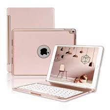 Onhi Bluetooth Wireless Keyboard Case For Ipad Pro 10 5 Keyboard Case Aluminum Shell Smart Folio Case With 7 Col Keyboard Case Ipad Keyboard Case Ipad Pro Case
