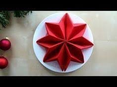 Servietten Falten Anleitung Servietten Stern Fur Weihnachten Basteln Weihnachts Servietten Falten Weihnachten Weihnachtsdeko Tischdeko Weihnachts Servietten