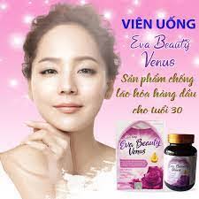 Viên uống đẹp da Collagen, Eva beauty venus, Trắng da, Mịn da, Bốc hoả, Mất  ngủ, Rối loạn nội tiết, Thụ thai kém