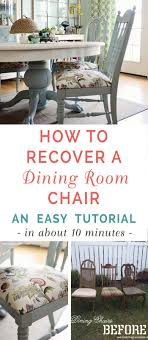How To Recover A Dining Room Chair Easily Dining Room Chairs Diy Dining Outdoor Dining Furniture