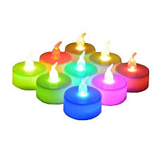 24 Pack Led Tea Lights Candles A 7 Color Changing Flameless Tealight Candle A Long Lasting Battery Operated Fake C Tea Lights Tea Light Candle Fake Candles