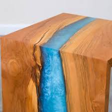 Epoxy Resin Table A River Runs Through It Wooden Bar Top Wooden Countertops Wood Bar Top