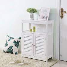 Shop for adjustable shelf wood cabinet online at target. Vasagle Standing Bathroom Cabinet With Drawer And Adjustable Shelf Kitchen For Sale Online Ebay