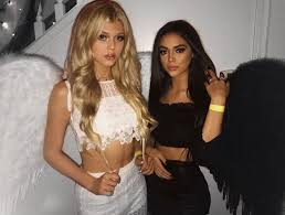 Bff Black And White Angel Costume Irma Dos Grier Hunter Rowland Disfraces Carnaval Mujer Disfraces Para Chicas Disfraces Carnaval Grupos