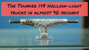 the thunder 148 hollow light trucks in almost 90 seconds