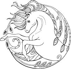 Click here to download & print the first 5 unicorn coloring pages: Unicorn Coloring Pages For Adults 2 Printable Coloring Etsy