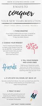 8 Ways To Conquer Your New Years Resolution Personal Growth Plan New Years Resolution New Year Goals