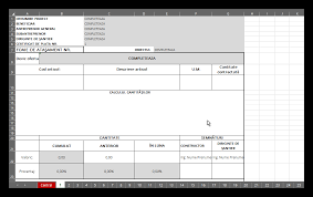 Lucrărilor de construcţii și instalaţii aferente acestora. Foi De Atasament Model Excel Tkobra