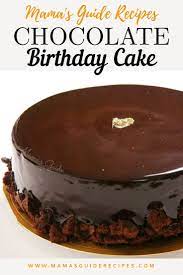 I was a little skeptical at how moist the cake would be, but omg! Chocolate Birthday Cake