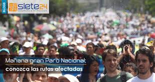 Para que se unan, y avisamos a la población que madrugue porque es un paro de carreteras. Manana 28 De Noviembre Gran Paro Nacional Conozca Las Rutas Afectadas