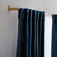 ✅ browse our daily deals for even more savings! Worn Velvet Curtain Regal Blue West Elm Australia