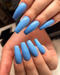 120 Best Coffin Nails Ideas That Suit Everyone Blue Coffin Nails Coffin Nails Designs Coffin Nails