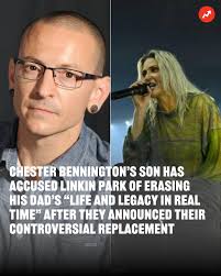 You have betrayed the trust loaned to you by decades of fans.” Read more  about it here 👇  https://www.buzzfeednews.com/article/stephaniesoteriou/chester-bennington-son-call-out-linkin-park