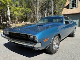 Image result for Bright Blue 1970 Challenger