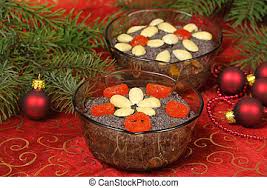 Polish foldovers, or kołaczki, are another favorite polish dessert that takes time to make, so they usually make an appearance on special occasions, especially at christmas time. Polish Christmas Desserts Makowki Traditional Polish Christmas Poppy Seed Dessert Makowki With Almonds And Dried Kumquats Canstock