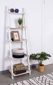 Engeren White Ladder Shelf Ladder Shelf Decor Ladder Shelf