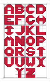 Check out these tips to find fun quilt patterns. Graphed Alphabet Letters To Create Any Word You Want Pdf Etsy In 2022 Alphabet Quilt Quilt Patterns Patchwork Quilt Patterns