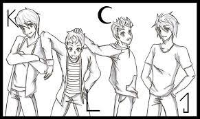 Photographer taking photo advanced coloring page. Big Time Rush Coloring Pages Coloring Home