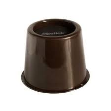 slipstick 3 in under bed storage furniture bed risers chocolate set of 4 cb652 the home depot under bed storage bed risers bed storage