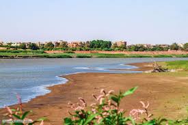 The Nile Near Khartoum نهر النيل بالقرب من الخرطوم By Julie Dewilde Sudan Khartoum Nile Country Roads Photo Original Artwork
