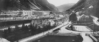 Das 1928 erbaute relikt aus der industriellen vergangenheit hat rjukan zur aufnahme in die liste für weltkulturerbe der unesco verholfen. 1906 The Next Gigantic Step