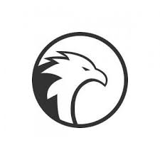 المبدع قلم رصاص رسم النسر grafico vectorial diseno de icono logo aguila