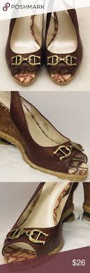 Buy etienne aigner women's shoes in south africa online: Etienne Aigner Olexa Brown Slingback Wedges Brown Wedge Sandals Etienne Aigner Slingback