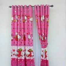 Bahan gorden yang digunakan adalah bahan biasa dengan lebar bahan 2,8 meter. Jual Produk Gorden Jendela Hello Kitty Termurah Dan Terlengkap Juli 2021 Bukalapak