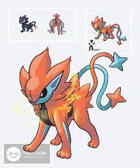 I M Still Here I Still Make Stuff I Promise First Things First Original Sprite Art Is By Houndoom Kaboom He Alwa Pokemon Fusion Art Pokemon Pokemon Fusions