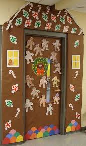 Gingerbread House Around Classroom Door Christmas Classroom Classroom Door Door Decorations Classroom