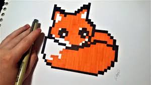 Il permet à un artiste de donner beaucoup de caractère à un jeu sans avoir à perdre un temps fou à modéliser un objet 3d ou à. Dessin Renard Kawaii Pixel Art Facile Youtube