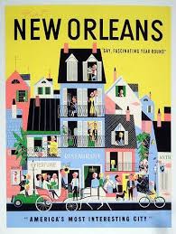 New Orleans Travel Poster Vintage Travel Posters Travel Posters Vintage Travel