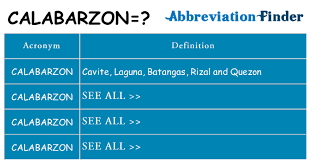 Lewin, lumban, laguna, with its new and thrilling attractions such as the wave pool and sky bicycle. What Does Calabarzon Mean Calabarzon Definitions Abbreviation Finder