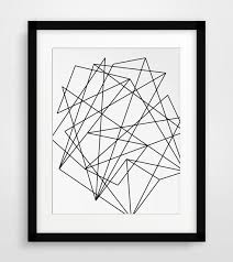 Abstract Black And White Geometric Art Abstract Geometric Print Geometric Art Black By Melindawooddesigns Geometricprints Trendy Wall Art Geometric Geometric Art